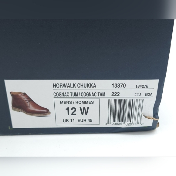 Florsheim Norwalk Plain Toe Chukka Boot Cognac Men's Size 12 Wide - Picture 7 of 8
